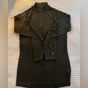 Men’s Smartwool Green 1/4 zip Sweater
